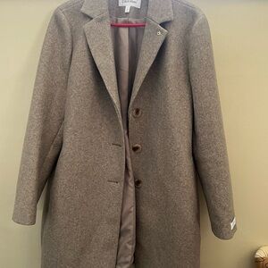 Calvin Klein Tan Trench Coat Classic Style